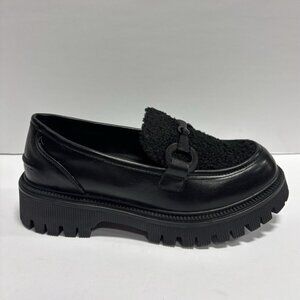 GC Women’s Vince Black Platform Slip-On Loafers